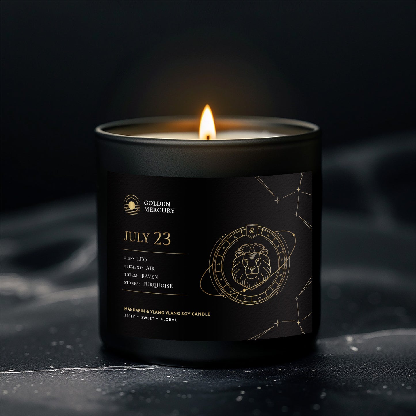 Leo Birthdate Candle